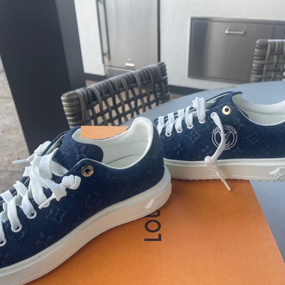 Louis Vuitton Time Out Sneaker Denim - Picture 12 of 14